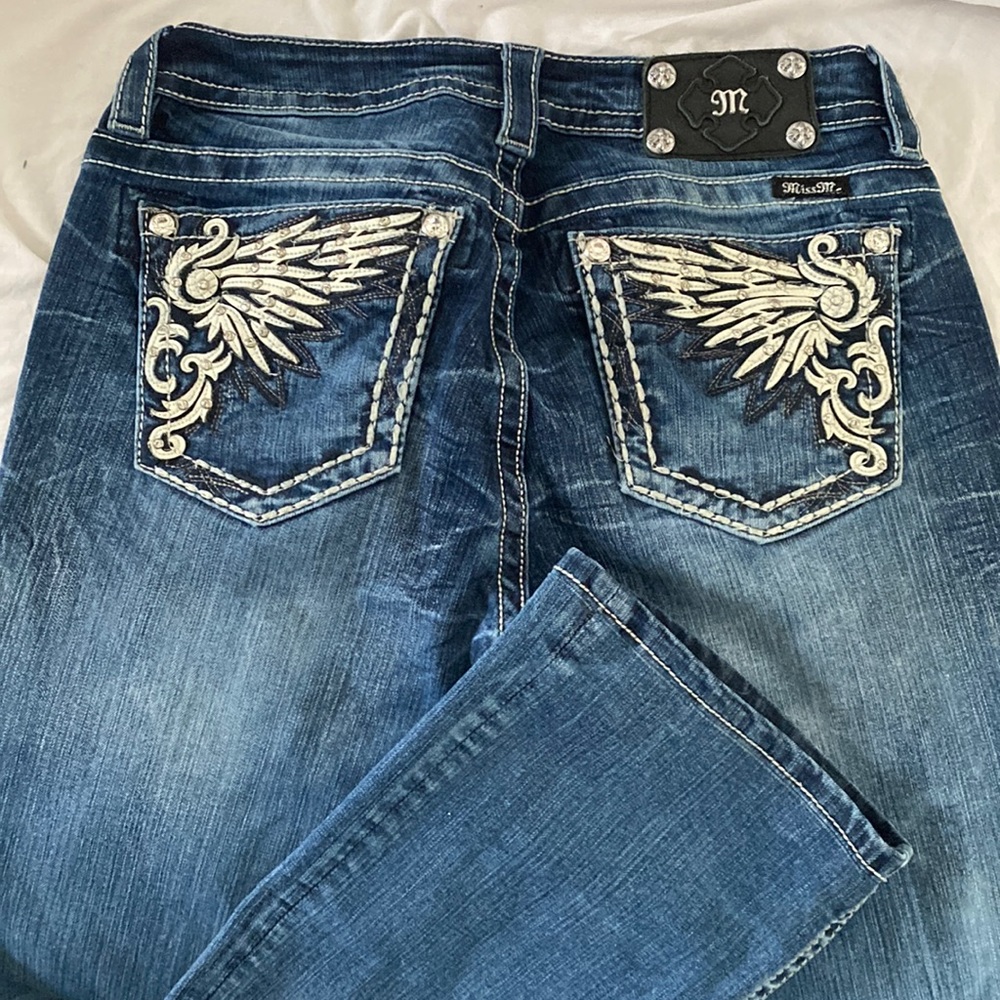 Miss Me Mid-Rise Bootcut Jeans sz30